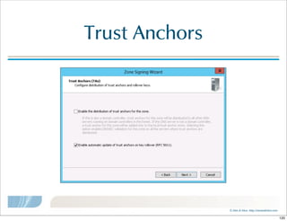 ©  Men  &  Mice    http://menandmice.com  
Trust  Anchors
120
 