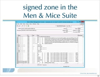 ©  Men  &  Mice    http://menandmice.com  
signed  zone  in  the  
Men  &  Mice  Suite
134
 