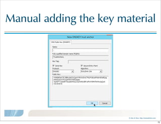©  Men  &  Mice    http://menandmice.com  
Manual  adding  the  key  material
72
 