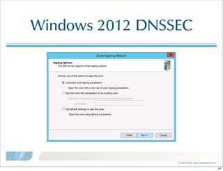 ©  Men  &  Mice    http://menandmice.com  
Windows  2012  DNSSEC
87
 