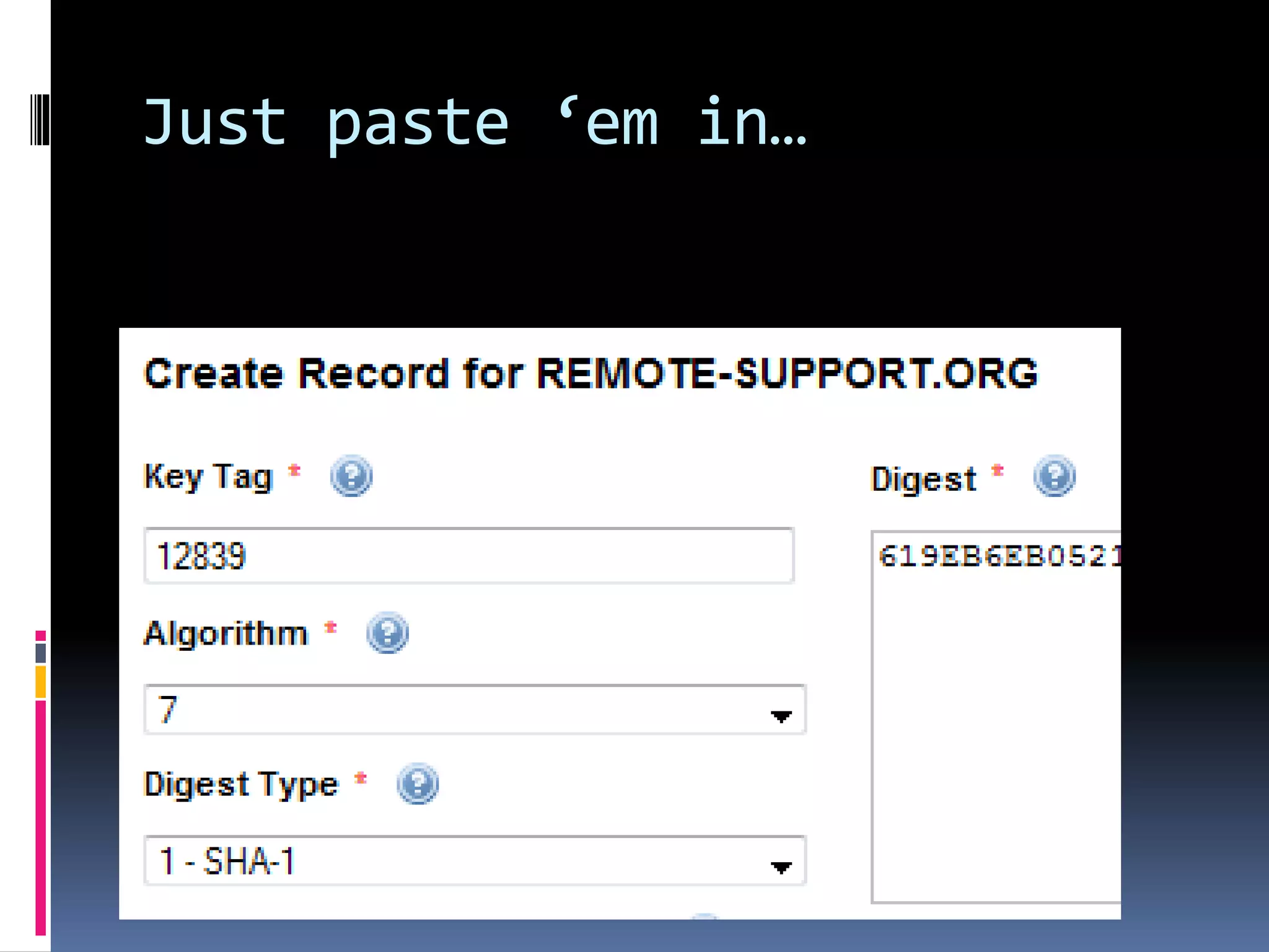Just paste ‘em in…
 