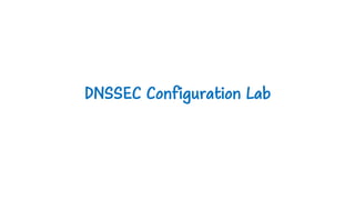 DNSSEC Configuration Lab
 