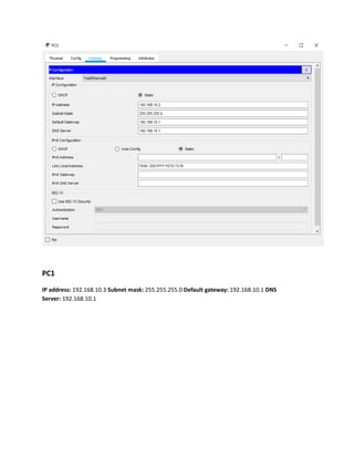 Dns server configuration | PDF