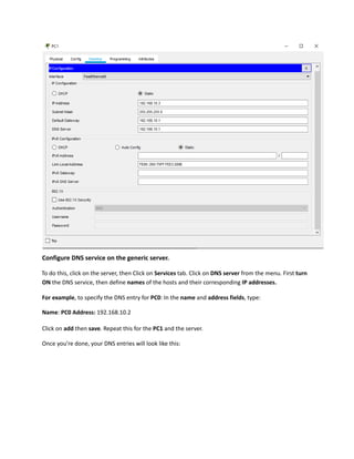 Dns server configuration | PDF