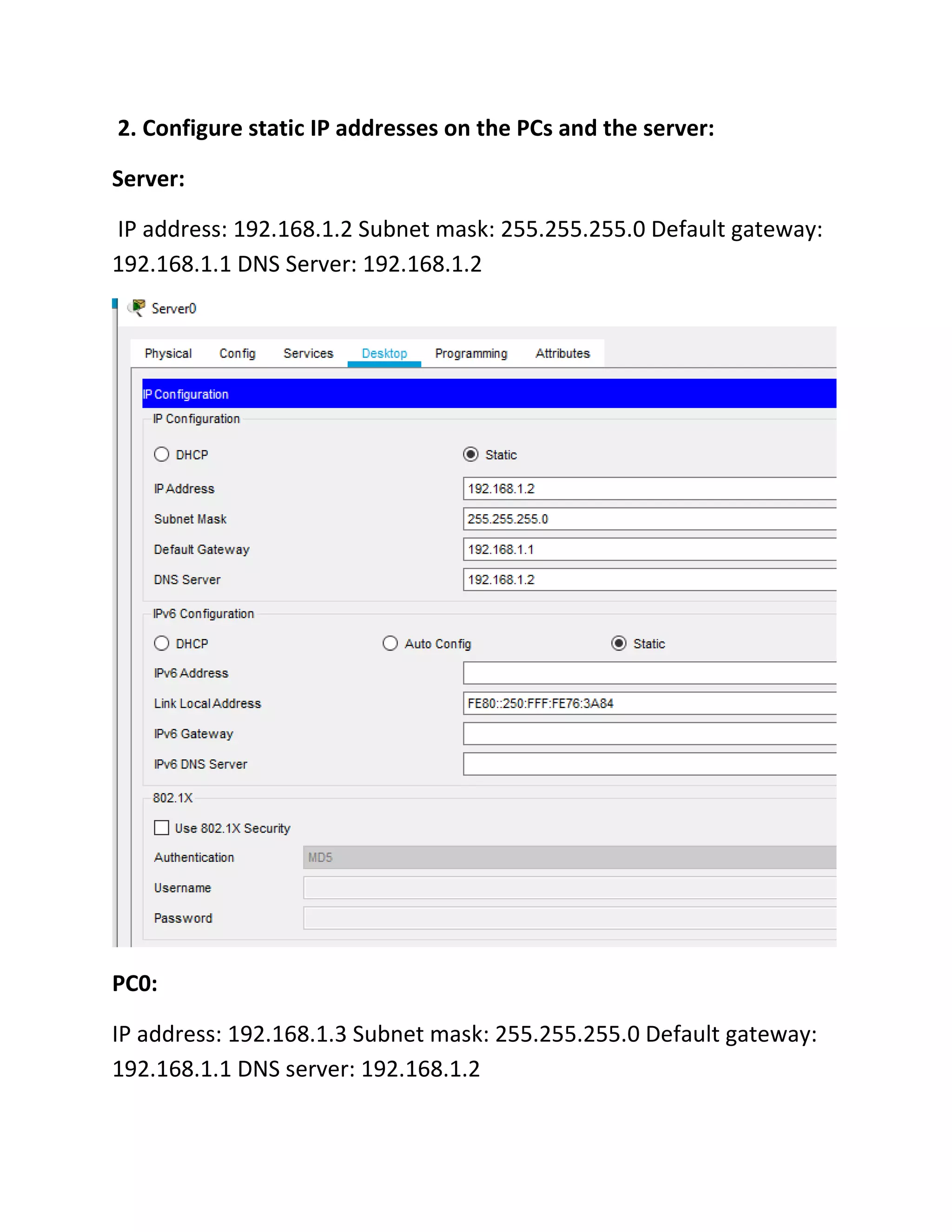 Dns server in packet tracer converted (labanna saha) | PDF