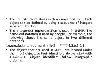Snmp String Tree application layer protocols DNS,SNMP,web service.ppt