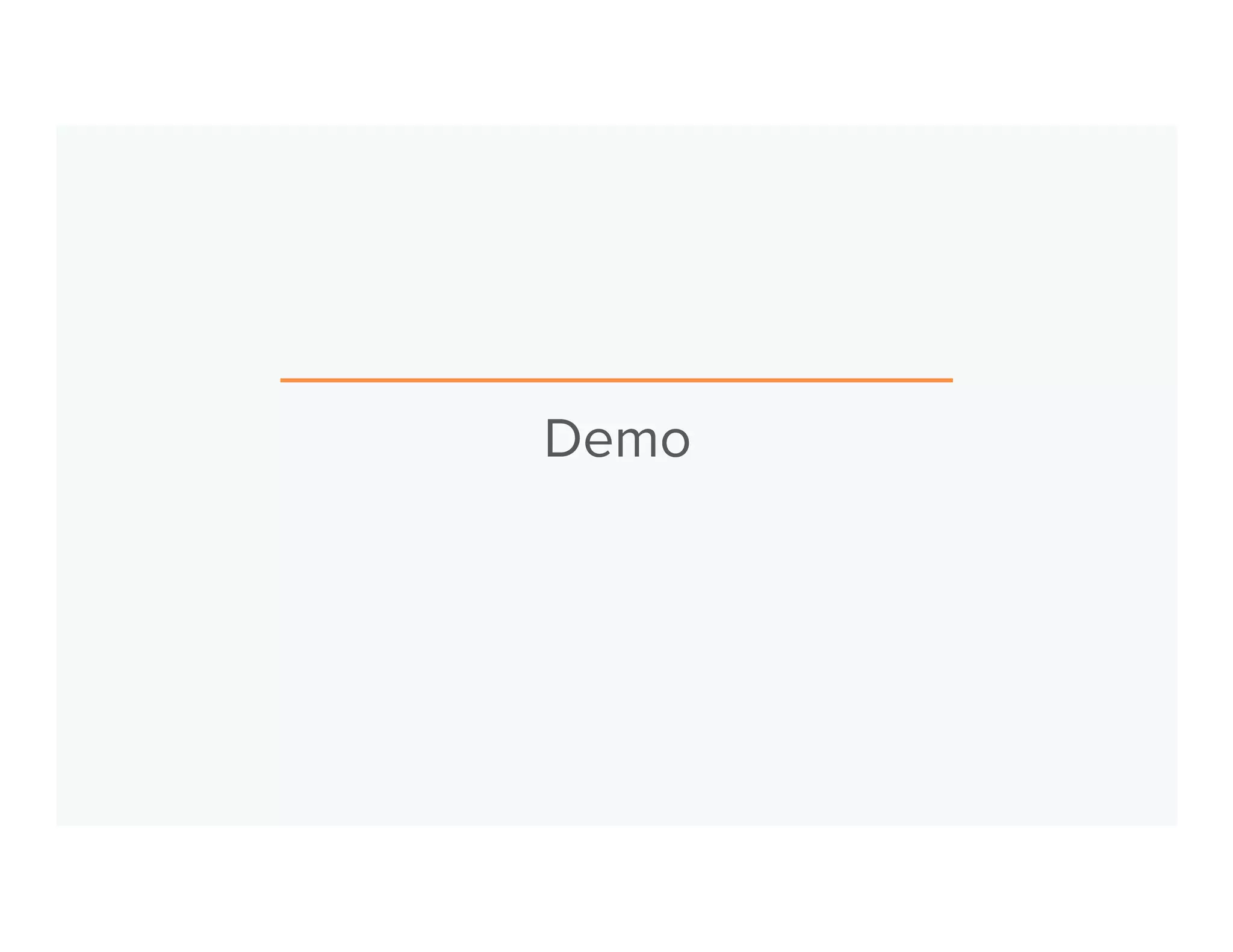 Demo
 