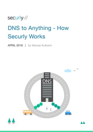 APRIL 2018 | by Manasi Kulkarni
DNS to Anything - How
Securly Works
DNSDNS
 