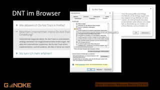 .de
Digital Analytics: Measure Meetup CGN #1
DNT im Browser
 