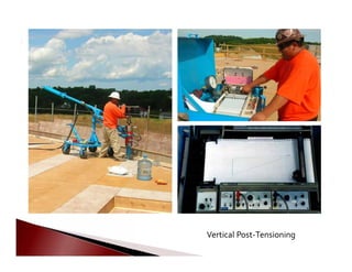  Vertical Post‐Tensioning

 