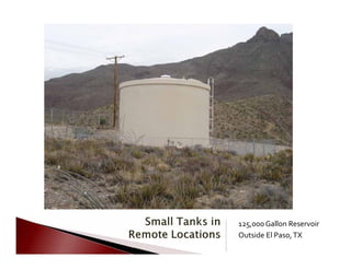    
     
125,000 Gallon Reservoir
Outside El Paso,TX
 