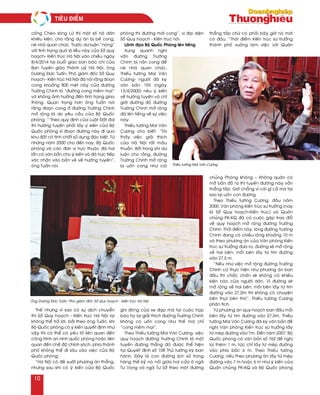 coáng Cheùo soâng Löø thì moät soá hoä daân
khieáu kieän, cho raèng döï aùn bò beû cong,
neù nhaø quan chöùc. Tröôùc dö luaän “noùng”
vôùi tình traïng quaù loä lieãu naøy cuûa Sôû quy
hoaïch- Kieán truùc Haø Noäi vaøo chieàu ngaøy
8/4/2014 taïi buoåi giao ban baùo chí cuûa
Ban Tuyeân giaùo Thaønh uyû Haø Noäi, oâng
Döông Ñöùc Tuaán, Phoù giaùm ñoác Sôû Quy
hoaïch - Kieán truùc Haø Noäi ñaõ noùi raèng ñoaïn
cong khoaûng 800 meùt naøy cuûa ñöôøng
Tröôøng Chinh laø “ñöôøng cong meàm maïi”
vaø khoâng aûnh höôûng ñeán tình traïng giao
thoâng. Quan troïng hôn oâng Tuaán noùi
raèng ñoaïn cong ôû ñöôøng Tröôøng Chinh
môû roäng laø do yeâu caàu cuûa Boä Quoác
phoøng. “ Theo quy ñònh cuûa Luaät Ñaát ñai
thì höôùng tuyeán phaûi laáy yù kieán cuûa Boä
Quoác phoøng vì ñoaïn ñöôøng naøy ñi qua
khu ñaát coù tính chaát söû duïng ñaëc bieät. Töø
nhöõng naêm 2000 cho ñeán nay, Boä Quoác
phoøng vaø caùc ñôn vò tröïc thuoäc ñaõ hai
laàn coù vaên baûn cho yù kieán vaø ñaõ tröïc tieáp
xaùc nhaän vaøo baûn veõ veà höôùng tuyeán”,
oâng Tuaán noùi.
Theá nhöng vì sao coù söï dòch chuyeån
thì Sôû Quy hoaïch - Kieán truùc Haø Noäi laïi
khoâng theå traû lôøi, bôûi theo oâng Tuaán, khi
Boä Quoác phoøng coù yù kieán quyeát ñònh nhö
vaäy thì coù theå coù yeáu toá lieân quan ñeán
coâng trình an ninh quoác phoøng hoaëc lieân
quan ñeán cheá ñoä chính saùch, phía thaønh
phoá khoâng theå ñi saâu vaøo vieäc cuûa Boä
Quoác phoøng.
“Haø Noäi coù ñeà xuaát phöông aùn thaúng,
nhöng sau khi coù yù kieán cuûa Boä Quoác
phoøng thì ñöôøng môùi cong”, vò ñaïi dieän
Sôû Quy hoaïch - Kieán truùc noùi.
Laõnh ñaïo Boä Quoác Phoøng leân tieáng
Xung quanh nghi
vaán ñöôøng Tröôøng
Chinh bò naén cong ñeå
neù nhaø quan chöùc,
Thieáu töôùng Mai Vaên
Cöông- ngöôøi ñaõ kyù
vaên baûn 193 (ngaøy
13/4/2000) neâu yù kieán
veà höôùng tuyeán vaø chæ
giôùi ñöôøng ñoû ñöôøng
Tröôøng Chinh môû roäng
ñaõ leân tieáng veà söï vieäc
naøy.
Thieáu töôùng Mai Vaên
Cöông cho bieát: “Toâi
thaáy vieäc giaûi thích
cuûa Haø Noäi raát maâu
thuaãn. Bôûi trong khi dö
luaän cho raèng, ñöôøng
Tröôøng Chinh môû roäng
bò uoán cong nhö caùi
ghi ñoâng cuûa xe ñaïp maø taïi cuoäc hoïp
baùo hoï laïi giaûi thích ñöôøng Tröôøng Chinh
khoâng coù uoán cong nhö theá maø chæ
“cong meàm maïi”.
Theo Thieáu töôùng Mai Vaên Cöông, vieäc
quy hoaïch ñöôøng Tröôøng Chinh laø moät
tuyeán ñöôøng thaúng ñaõ ñöôïc theå hieän
taïi Quyeát ñònh soá 108 Thuû töôùng kyù ban
haønh. Ñaây laø con ñöôøng lòch söû trong
haøng theá kyû noù noái giöõa hai cöûa oâ ngaõ
Tö Voïng vaø ngaõ Tö Sôû theo moät ñöôøng
thaúng taép chöù coù phaûi baây giôø noù môùi
coù ñaâu. “Thôøi ñieåm Kieán truùc sö tröôûng
thaønh phoá xuoáng laøm vieäc vôùi Quaân
chuûng Phoøng khoâng – Khoâng quaân coù
môû baûn ñoà ra thì tuyeán ñöôøng naøy vaãn
thaúng taép. Giôø chaúng vì caùi gì caû maø taïi
sao laïi uoán con ñöôøng.
Theo Thieáu töôùng Cöông, ñaàu naêm
2000, Vaên phoøng Kieán truùc sö tröôûng (nay
laø Sôû Quy hoaïch-Kieán truùc) vaø Quaân
chuûng PK-KQ ñaõ coù cuoäc gaëp trao ñoåi
veà quy hoaïch môû roäng ñöôøng Tröôøng
Chinh. Thôøi ñieåm naøy, loøng ñöôøng Tröôøng
Chinh ñang coù chieàu roäng khoaûng 10 m
vaø theo phöông aùn cuûa Vaên phoøng Kieán
truùc sö tröôûng ñöa ra, ñöôøng seõ môû roäng
veà hai beân, moãi beân laáy töø tim ñöôøng
vaøo 27,5 m.
“Neáu nhö vieäc môû roäng ñöôøng Tröôøng
Chinh cöù thöïc hieän nhö phöông aùn ban
ñaàu thì chaéc chaén seõ khoâng coù khieáu
kieän naøo cuûa ngöôøi daân. Vì ñöôøng seõ
môû roäng veà hai beân, moãi beân laáy töø tim
ñöôøng vaøo 27,5m thì khoâng coù chuyeän
beân thuït beân thoø”, Thieáu töôùng Cöông
phaân tích.
Töø phöông aùn quy hoaïch ban ñaàu moãi
beân laáy töø tim ñöôøng vaøo 27,5m, Thieáu
töôùng Mai Vaên Cöông ñaõ kyù vaên baûn ñeà
nghò Vaên phoøng Kieán truùc sö tröôûng laáy
töø meùp ñöôøng vaøo 7m. Ñeán naêm 2007, Boä
Quoác phoøng coù vaên baûn soá 762 ñeà nghò
luøi theâm 1 m, töùc chæ laáy töø meùp ñöôøng
vaøo phía baéc 6 m. Theo Thieáu töôùng
Cöông, neáu theo phöông aùn laáy töø meùp
ñöôøng vaøo 7 m hoaëc 6 m nhö yù kieán cuûa
Quaân chuûng PK-KQ vaø Boä Quoác phoøng
OÂng Döông Ñöùc Tuaán- Phoù giaùm ñoác Sôû Quy hoaïch - Kieán truùc Haø Noäi
Thieáu töôùng Mai Vaên Cöông
Tieâu ñieåm
10
 