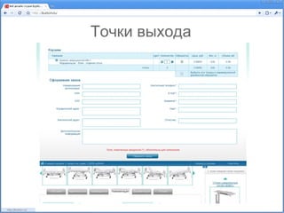 Точки выхода
 