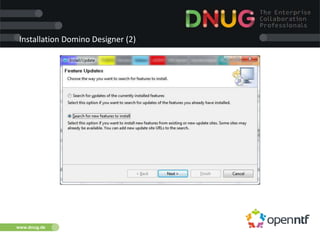 www.dnug.de
Installation Domino Designer (2)
 