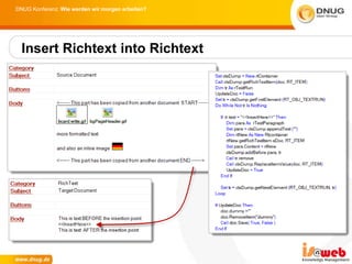 DNUG Konferenz: Wie werden wir morgen arbeiten?




  Insert Richtext into Richtext
 