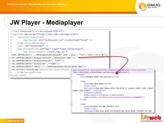 DNUG Konferenz: Wie werden wir morgen arbeiten?




  JW Player - Mediaplayer
 