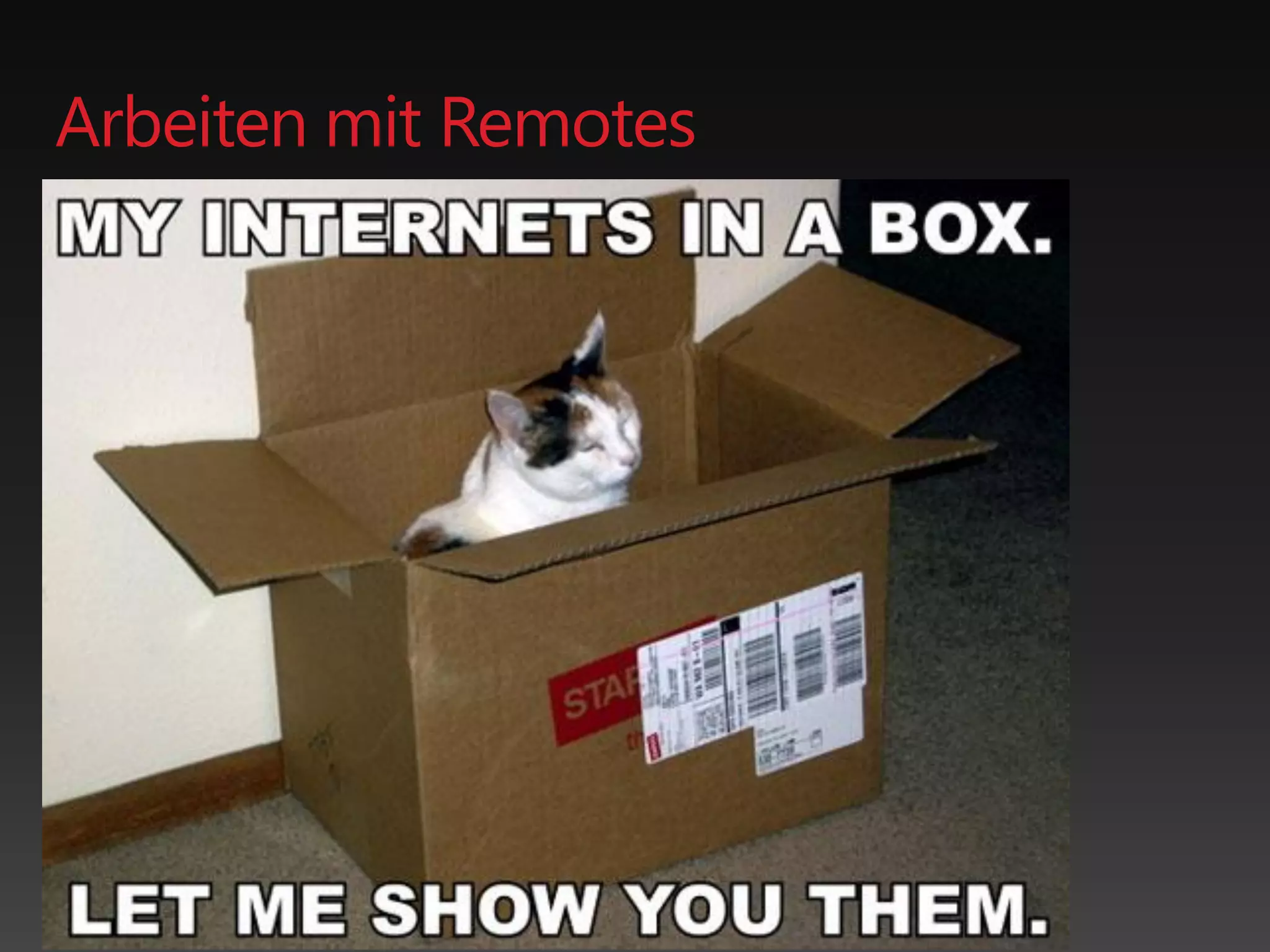 Arbeiten mit Remotes
 