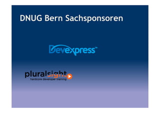 DNUG Bern Sachsponsoren
 