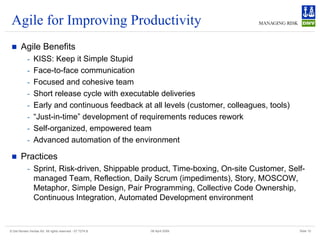Dnv Improving Your Process Performances With Agile | PDF