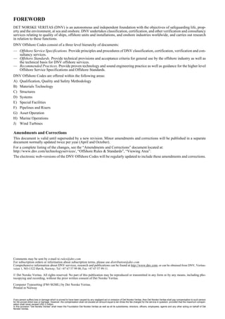 Dnv rp-f105 (2006) - free spanning pipelines | PDF