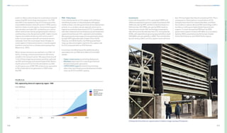 218
DNV Energy Transition Outlook 2022
219
Pathway to net zero emissions CHAPTER 8
PATHWAY
TO
NET
ZERO
EMISSIONS
public to offset carbon footprints via donations towards
supporting DAC technology development. Our PNZ
sees DAC to be needed on top of CCS because of the
unavoidable emissions that will remain in 2050, particu-
larly from lower-income regions. Government support
and subsidies can make DAC competitive as a carbon
offset method over time by progressing the industry’s
cost-learning curves. By sponsoring DAC, higher-income
regions can enable net zero by mid-century even if
lower-income regions have still not reached net zero
nationally. Given the much larger share of higher-in-
come regions in historical emissions, it can be argued
that this is only fair from a climate justice perspective
(Batres et al., 2021).
When net zero emissions are reached in our PNZ, 2.4
GtCO2
of energy and process emissions still remain,
notably in the transport sector. We expect that around
1.6 Gt of these lingering emissions would be captured
via DAC technologies and stored (Figure 8.42). Remov-
ing this amount of CO2
from the atmosphere via DAC
could require up to 4,200 TWh of electricity, equivalent
to 5% of total electricity generation in 2050 under
the PNZ.
PNZ — Policy levers
Cost is the key barrier to CCS uptake and its fitting or
retrofitting to power or industrial plants will happen,
initially at least, only with government-driven deployment
policies. In our analysis, we see regional carbon-price
trajectories as the key determinant of CCS, in combination
with other measures such as infrastructure and investment
support (incentives per tCO2
captured), and mandates.
We expect government support to be particularly driven
by high GDP regions (Europe, Greater China, North
America, and OECD Pacific). Our PNZ assumes faster
ramp-up rates and a higher maximum CO2
capture rate
for CCS compared with our ETO forecast.
In summary, the following are the additional policy
assumptions for our PNZ which affect CCS and DAC
uptake:
— Higher carbon prices incentivizing deployment.
— Mandates requiring CCS in natural gas-fired and
biomass-fired power generation.
— CAPEX/OPEX support and policies promoting
value-chain and infrastructure development enable
ramp-up of CCS and DAC capacity.
Investments
In line with the growth in CCS, associated CAPEX and
OPEX are expected to grow to a peak of just below USD
330bn per year by 2047, and then to decline slowly to a
little less than USD 300bn per year by 2050, thanks to
lower emission levels. DAC technology is expected to
take off around a decade later than CCS, during the late
2030s, with expenditures growing exponentially to reach
USD 860bn per year globally in 2050. This indicates that
by mid-century, DAC’s unit CO2
capture cost is still more
than 10 times higher than that of conventional CCS. This is
consequence of atmospheric concentrations of CO2
being far lower than from industrial facilities, and there-
fore costlier to capture. Because DAC technology is still in
its infancy, it will require higher levels of government
support. To reach the required PNZ level by 2050,
government support of nearly USD 40bn on a cumulative
basis by 2050 is assumed across the Europe, Greater
China, North America, and OECD Pacific regions.
Climeworks Orca direct air capture plant in Iceland. Image courtesy Climeworks.
 