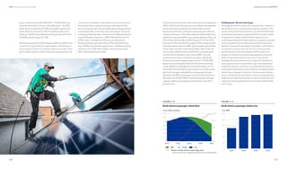 230
DNV Energy Transition Outlook 2022
231
Regional transitions CHAPTER 9
goal in offshore wind (30 GW/2030, 110 GW/2050), our
Outlook shows this to be an achievable goal — by 2030
North America will have 29 GW of installed capacity for
fixed offshore wind and 2 GW of installed capacity for
floating. In 2050, fixed offshore wind capacity will rise to
148 GW, with floating at 31 GW.
We foresee growth of 62% between 2020 and 2050 in the
amount of on-grid electricity generation, indicating not
only a massive build-out of power stations, but also of the
grid in North America. Most of this future generation will
come from renewables, indicating not just a build-out of
the grid but also a massive change in the type of infra-
structure being built, as historically electricity generation
in this region has come from coal, natural gas, and some
nuclear and hydropower. Onshore wind will generate the
most (32%) electric power in 2050, followed by solar PV
(27%). Solar + storage and offshore wind (fixed and
floating) will also generate 5% and 9% of the electricity
mix in 2050. To enable this generation, installed capacity
will amount to 2,800 GW in 2050, with solar leading at
45%, followed by wind at 30%.
This build out of the grid bodes well for the future adoption
of EVs,which is also beingdriven currently by high gasoline
prices in the post-pandemic economic rebound and
because of sanctions on Russian energy exports after the
invasion of Ukraine. Their sales will grow in North America,
with EVs comprising 50% of new vehicle sales by 2033, and
97% of new vehicle sales in 2050 (Figure 9.1.4). The 2030
forecast of 37% trails the US’s goal for EVs to comprise half
of all new vehicle sales by 2030, and Canada’s goal of 60%.
These sales numbers mean that by 2050, 74% of vehicles
on the road in North America will be EVs, overtaking the
number of ICE vehicles on the road in 2044. Cars will
continue to be large and have long ranges, with North
America having the largest battery size at 117 kWh (10%
larger than second place OECD Pacific) and an average
range of 844 km, the highest of all regions (Figure 9.1.5).
The shift to EVs will reflect a strong build-out of the power
grid, which is again aided by the strong growth of grid
electricity. By 2050, passenger vehicles in North America
will have over 23,000 GWh of combined battery storage
capacity, offering considerable potential for vehicle-to-
grid services.
Holding back: Oil and natural gas
The large amount of support for the fossil fuel industry in
North America is currently hindering the transition. The
recent ruling of the US Supreme Court that the EPA does
not have the authority to regulate GHG emissions unless
Congress has clearly authorized the Agency to act
complicates the government’s ability to regulate emissions
from coal plants and oil refineries and there have been
delays in closing US coal plants. In addition, with Russian
oil imports currently banned, the US is looking to the
previously sanctioned Venezuela to fill the gap in oil
supply. In a bid to bring down high gasoline prices, the
Biden administration has drawn down from the US
Strategic Petroleum Reserve and urged US refineries to
ramp up production to ease fuel costs. How long these
measures will last is uncertain. It is possible that they are
more likely to be bumps in the road to an energy transition
rather than a change in direction. Governments will also
need to address the loss of jobs in the oil and gas sectors
if they do not want the transition to electricity to become
unpopular among people and communities affected by
such losses.
 