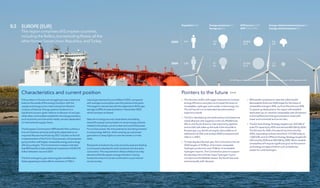 246
DNV Energy Transition Outlook 2022
247
Regional transitions CHAPTER 9
Policymakers in Europe are struggling to stay united and
balance the needs of the energy transition with the
supply and energy price crises arising from Russia’s
invasion of Ukraine. Energy systems resilience is a
significant concern given reliance on Russian oil and gas,
while other commodities needed for the energy transition,
such as primary and rare earth metals, are also dependent
on international supply chains.
The European Commission’s REPowerEU Plan outlines a
host of initiatives aimed at ending the dependence on
imported Russian fossil fuels by 2027. It builds on the full
implementation of the Fit-for-55 proposals, and proposes
going further, with higher renewable energy and energy-
efficiency targets. The Commission’s analysis indicates
that REPowerEU entails additional investment of EUR 210
billion between now and 2027.
The EU’s emergency gas rationing plan had Member
States agreeing to a best-efforts reduction of 15% in
natural gas demand by end of March 2023, compared
with average consumption over the previous five years.
This target is intertwined with the objective to fill EU gas
storage to 80% of capacity before 1 November 2022,
which has been achieved.
Near-term energy security imperatives are leading
several European policymakers to revisit energy policies
related to the phase-out of nuclear and coal-fired power.
For nuclear power, life-time extensions are being mooted
to plug energy deficits, while ramping up coal power
generation to keep lights on over the winter is on the
table.
Rising fuel and electricity costs across Europe are leading
to increased subsidies for both industrial and domestic
consumers. This requirement is likely to feature as a key
element of the European energy transition moving
forward to ensure it can be conducted in a just manner
across society.
− The Ukraine conflict will trigger measures to increase
energy efficiency and plans to increase the share of
renewables, hydrogen and nuclear in the energy mix.
This will result in an accelerated decarbonization
trajectory overall.
− The EU is developing new hydrocarbon and base/rare
metal alliances with suppliers in the US, Middle East,
Africa, and South America. Gas imports by pipeline
and as LNG will make up the bulk of the shortfall in
Russian gas, e.g. the EU aiming for about 50bcm of
additional US LNG until at least 2030 (compared with
22bcm in 2021).
− To help displace Russian gas, the Commission has set
2030 targets of 10 Mt/yr of domestic renewable
hydrogen production and 10 Mt/yr of renewable
hydrogen imports. The Commission plans to support
the development of three major hydrogen import
corridors (via the Mediterranean, the North Sea area,
and eventually with Ukraine).
− REPowerEU proposes to raise the collective EU
Renewables Directive 2030 target for the share of
renewable energy to 45%, up from the previous 40%.
To speed up deployment, the region will establish
dedicated ‘go-to' areas for renewables with shortened
and simplified permitting processes in areas with
lower environmental and social risks.
− The EU Solar Energy Strategy targets over 320 GW of
solar PV capacity by 2025 and almost 600 GW by 2030.
The EU aims for 50% of its electricity from wind by
2050, expanding onshore wind from 173 GW today to
1,000 GW; and its Offshore Energy Strategy targets 60
GW wind by 2030 and 300 GW by 2050. More variable
renewables will require significant grid reinforcement
and energy storage solutions such as batteries,
power-to-x and hydrogen.
Characteristics and current position Pointers to the future
9.3 EUROPE (EUR)
This region comprises all European countries,
including the Baltics, but excluding Russia, all the
other former Soviet Union Republics, and Turkey
Population (MN) GDP/person (USD)
GDP* (USD TRN)
Energy-related emissions/person (T)
Energy-related emissions (GT)
2020
2050
Energy use/person (GJ)
Energy use (EJ)
541 38 800
21.5
5.4
2.9
121
66
538 57 500
31.5
1.2
0.6
97
52
*All GDP Figures in the report are based on 2011 purchasing power parity and in 2017 international USD
 
