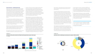 266
DNV Energy Transition Outlook 2022
267
Regional transitions CHAPTER 9
Power generation — a leapfrog opportunity
While accounting for 15% of world population, the Sub-
Saharan Africa region today has less than 2% of global
installed electricity capacity. Some countries, for instance
France (136 GW), had more installed electricity capacity
than the entire Sub-Saharan region (132 GW) in 2020.
South Africa alone is home to 58 GW generation capacity
from all sources, with coal-fired capacity holding by far
the largest share in the national power mix (86% of all
Africa’s coal-fired generation capacity is found in South
Africa).
An important issue is whether Sub-Saharan economies
can close the electricity access gap without going
through the high-carbon phase that industrialized
regions have experienced. In other words, can and will
the region leapfrog straight onto a greener pathway with
low-carbon energy technologies?
Drivers of such a shift would primarily come from global
flows of capital seeking decarbonization, both from
public (multilateral development agencies and donor
government investments) and private investors.
Renewable energy targets are generally lacking in terms
of uptake requirements in demand sectors such as
transport. There are, however, targets focusing on the
power sector that aim for renewable power shares
around 30% to 40% by 2030, commonly supported by
feed-in tariffs. South Africa is a frontrunner in its auction
programme (tenders and competitive bidding) and
recently removed the cap on private power generation to
galvanize funding and a faster deployment of renewables
to provide relief from its failing and over-indebted
coal-fired power generation capacity.
Reflecting these important policy initiatives, but also
improving the competitiveness of variable renewable
energy sources (VRES), their share in the region’s on-grid
power mix will most likely be 9% in 2030, as reflected in
Figure 9.4.7. Green hydrogen production is still in its
infancy in Sub-Saharan Africa and will be supported by
bilateral government funding and offtake agreements.
Germany has taken a leading role in this regard, creating
links with the region, such as providing EUR 12.5mn to
promote production in South Africa, forming a green
hydrogen partnership with Namibia, and developing the
H2Atlas-Africa project with Sub-Saharan partner nations.
As seen in Figure 9.4.7 only a small share ofrenewable
electricityisforecasttogotogreenhydrogen production.
There will be trade to Europe, but at a very low level, given
competition and build-up of infrastructure, i.e. electro-
lyser capacity, in other regions also aiming to become
green hydrogen production hubs (see Section 9.2 on
Latin America).
A dramatic shift is predicted for the region’s power
systems. South Africa will be decommissioning coal-
fired plants and both coal and oil-fired generation are
set to decline across the entire region. Today, 65% of
on-grid generation is fossil-fired, hydropower accounts
for 27%, and other renewables have minor shares. Over
the forecast period, this picture will flip. By 2050,
fossil-fuelled power will make up 20% of on-grid
generation, in which coal-fired plants will account for
9%, overtaken by natural gas accounting for 10%, and
oil-fired generation representing 1%. Hydropower will
account for 46% and other renewables will have 33% of
the on-grid power mix, with solar PV and solar+storage
combined accounting for 24%.
The changing on-grid electricity mix is summarized in
Figure 9.4.8. It provides evidence of leapfrogging in the
electricity sector: Growth in renewables will push power
system expansion. Coal’s share of capacity declines
from 36% to 4%, while solar PV grows from 5% to 47%.
As electricity production capacity grows sixfold in this
period, half the coal power capacity from 2020 is still
there in 2050, as it only reduces from 48 TW to 30 TW,
and coal-fired generation declines only 24% to 161 TWh
per year. Thus, leapfrogging happens, but it does not
result in the full decarbonization of electricity systems.
Utility-scale grid-connected non-hydro renewables
(like solar PV and wind) will especially scale from the late
2030s onwards, but prior to the utility-scale expansion,
there will be significant off-grid capacity additions, as
shown in Figure 9.4.9 and discussed in the next section
on off-grids and microgrids.
Can and will the region leapfrog straight
onto a greener pathway with low-carbon
energy technologies?
Sub-Saharan Africa installed grid-connected power capacity in 2020 and 2050
FIGURE 9.4.8
Fossil, 64%
Fossil, 11%
Hydropower,
25%
Hydropower,
31%
Solar, 5%
Solar, 47%
2020
132
GW
548
GW
2050
Wind, 3%
Wind, 9%
Other, 3%
Other, 1%
 