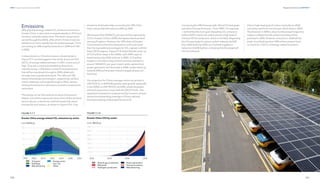 300
DNV Energy Transition Outlook 2022
301
Regional transitions CHAPTER 9
Emissions
28% of global energy-related CO2
emissions come from
Greater China, a share that increased steadily to 2013 and
has been relatively stable since. This level is expected to
persist through the 2020s, after which China’s emissions
will fall much more rapidly than the global average, China
accounting for 24% of global emissions in 2040 and 16%
in 2050.
In absolute terms, China’s emissions, shown below in
Figure 9.7.7, are the biggest in the world, at around 10.4
GtCO2
of energy-related emission in 2021, a new record
high. They are currently dominated by those from
manufacturing, a 55% share in total Chinese emissions
that will be maintained through to 2050, albeit with
strongly reducing absolute levels. The 16% and 13%
shares of buildings and transport, respectively, will also
remain relatively unchanged through to 2050, demon-
strating that all sectors will reduce emissions at about the
same pace.
The energy carrier that reduces its share of emissions
fastest, and which impacts emissions from all the demand
sectors above, is electricity. It will be nearly fully decar-
bonized by mid-century, as shown in Figure 9.7.4. Coal
emissions dominate today, accounting for 76% of the
total, a share that will reduce to 60% by 2050.
We forecast that 320 MtCO2
per year will be captured by
CCS in Greater China in 2050, the highest absolute level
among all regions. However, the 10% share of Greater
China emissions that this represents is still much lower
than the equivalent percentages for CO2
capture in all the
three OECD regions. Figure 9.7.8 shows that the ramp-up
of CCS will be steep in the 2040s, with 2040 capture
levels being only a fifth of those in 2050. CCS will be
largest in manufacturing and from process emissions,
around 140 MtCO2
per year in each, while capture from
power generation will dominate in 2040, slowly reducing
towards 2050 as the power industry largely phases out
fossil fuel.
Our projection for China’s average carbon-price level is
USD 22/tCO2
in 2030 followed by rapid growth, especially
in the 2040s, to USD 90/tCO2
by 2050, a level exceeded
only by Europe and on a par with the OECD Pacific. The
upward pricing trend is underpinned by inclusion of more
sectors and expanding coverage in China’s national
emissions trading scheme (see Section 6.4).
Comparing the DNV forecast with official Chinese goals
and other Chinese forecasts — from CNPC, for example
— we find that the main goal of peaking CO2
emissions
before 2030 is easily met unless we see a high level of
Chinese AFOLU emissions, which is not likely. Regarding
the Chinese target to reduce carbon intensity by 65%
from 2005 levels by 2030, our Outlook suggests a
reduction of 66% by then, indicating that this target will
also be achieved.
China’s high-level goal of carbon neutrality by 2060
cannot be read from our forecast, which stops in 2050.
The direction in 2050 is clear, but the present trajectory
makes it unlikely that full carbon neutrality will be
achieved in 2060. However, emissions in 2060 will be
small, most likely less than 90% of their present level,
i.e. less than 1 GtCO2
of energy-related emissions.
 