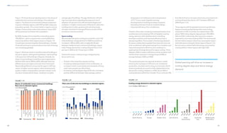 40
DNV Energy Transition Outlook 2022
41
Energy demand CHAPTER 1
temperature and reference indoor temperature
of 21.1°C) as a result of global warming;
— Developments in building-envelope insulation
that reduce the loss of cool air inside buildings;
— Improved efficiency of air conditioners.
Growth in floor area, increasing market penetration of air
conditioners and increasing CDD; all heighten cooling-
energy demand, while developments in building-
envelope insulation and improved efficiency have a
dampening effect. The increase in final energy demand
for space cooling due to greater floor area and more use
of air conditioners will exceed savings from insulation and
improved equipment efficiency, thus resulting in a
quadrupling of energy demand for space cooling. This is
despite a 30% increase in efficiency and an insulation and
retrofit-driven reduction in energy losses of 28% on
average between 2020 and 2050.
This quadrupling also has regional variations, mostly
driven by the increases in CDD and in air conditioner
penetration, the latter due to rising income levels. North
America presently accounts for half of global electricity
demand for cooling. However, in 2050, about 30% of
cooling demand will be from Greater China, and only 14%
from North America. Europe’s electricity consumption for
cooling will grow by a factor of 2.7 between 2020 and
2050 (Figure 1.21).
Those regions with the greatest economic growth also
happen to be those that demand the most cooling,
measured in CDD. Currently, four regions have CDD
above 1000 Celsius degree-days per year: IND, MEA,
SEA and SSA. Collectively, their economic output is
expected to more than triple by 2050. The result would
be a ten-fold increase in electricity consumption associ-
ated with space cooling for these regions (Figure 1.21).
By mid-century almost half of all energy consumed for
cooling will be in these regions with high CDD.
Global warming will drive an increase in
cooling degree-days and hence energy
demand
Figure 1.19 shows forecast developments in the shares of
residential and commercial buildings in five selected
regions. The share of commercial buildings is expected
to grow in all these regions, with GDP growth outpacing
population growth. This is most visible in regions such as
Greater China and the Indian Subcontinent, where GDP
will be growing much faster than population.
By 2050, Greater China’s total floor area will be about
105,000 km2
, which is equal to the current (2020) floor
area across all four of the regions shown in Figure 1.19.
It is perhaps not surprising then that buildings in Greater
China will continue to consume about one-sixth of energy
use in buildings globally.
Figure 1.20 shows trends in total floor area of buildings in
the same regions, distinguishing between new buildings
(25 years) and old buildings (25years). Globally, the
share of new buildings in total floor area is expected to
fall from 63% now to 58% by 2050, although there are
differences across regions and over time in this trend.
New building lifetime is driven by the region’s GDP per
capita. In higher-income regions, where existing build
quality is higher and population growth is slower, build-
ing stock renewal will be slower, resulting in a higher
average age of buildings. The age distribution of build-
ings has implications regarding the ease and cost of
adoption of new and more-efficient technologies and
insulation. In higher-income parts of the world, where the
building stock is older, governments should provide
stronger incentives for energy efficiency as part of their
emissions-reduction policies.
Space cooling
We estimate that space cooling accounted for only 5.3%
of the buildings' energy demand in 2020 but predict an
increase to 18% by 2050, with a roughly 60-40 split
between residential and commercial buildings, respec-
tively. Energy demand for cooling will grow from 6.3 EJ
per year in 2020 to 26.7 EJ per year in 2050.
Demand for space-cooling energy is shaped by five
factors which are:
— Growth in floor area that requires cooling;
— Increasing market penetration of air conditioners, as
increases in both income levels and standards of living
mean more people can afford them;
— Increasing cooling degree-days (CDD; the cumulative
positive difference between daily average outdoor
 