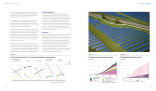 88
DNV Energy Transition Outlook 2022
89
Renewable energy CHAPTER 3
all of which are expected to see such shares increase
between 2020 and 2050. But there are some key differ-
ences when it comes to when solar will overtake fossil-
fuel generation or other VRES and nuclear.
For example, other VRES and nuclear are expected to
increase their shares in Europe. But climate change
concerns, power sector decarbonization, and policies
favourable to solar mean that European solar overtakes
fossil-fuel generation well before 2040.
On the other hand, we expect solar electricity to gener-
ate more than half the total electricity in Middle East and
North Africa in 2050. This is due to the prevalence of
favourable conditions such as high solar irradiation, and
relatively less availability of other VRES, such as wind in
the region. But high availability of domestic oil and gas
resources results in solar electricity overtaking fossil
electricity only after 2040.
Solar electricity generation in the Indian Subcontinent
will have a share of 52% in 2050, the highest among all
regions. To achieve this, the region will have about 3 TW
of solar capacity connected to the grid (Figure 3.8). This
will be second to 4.5 TW installed in Greater China, which
will have 30% of all the solar capacity installed in 2050.
Off-grid solar capacity
In addition to the grid-connected solar, we expect
off-grid solar to be installed for hydrogen production
through electrolysis and to supply off-grid and mostly
rural demand, particularly in Sub-Saharan Africa and the
Indian Subcontinent. By 2050, a little more than 1 TW
capacity of solar PV will exist exclusively producing
hydrogen, the majority of which will be in Greater China
and the Indian Subcontinent (Figure 3.9). About 260 GW
of off-grid solar capacity will be installed to provide
electricity in hard-to-reach districts of Sub-Saharan Africa
and the Indian Subcontinent.
Sensitivities
Solar PV mainly competes with wind and other renewables
in power generation and is therefore not so sensitive to
carbon prices. Furthermore, future renewable subsidies
are of limited importance to the results, as the renewable
electricity sources mainly compete with each other.
Increasing natural gas prices results in an increasing
solar PV share in the power mix. More interestingly,
when gas-fired generation decreases because of
sustained high natural gas prices, contribution of
solar+storage increases. This is because solar+storage
has the advantage of supplying electricity more evenly
when compared with solar PV alone.
 
