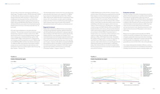 110
DNV Energy Transition Outlook 2022
111
Energy supply and fossil fuels CHAPTER 4
Oil use in the commercial road segment will hold up a
little longer. The global number of ICEVs will peak in 2028
at 1.4bn vehicles. Oil use in aviation, shipping, and rail
transport (termed ‘Other transport’ in Figure 4.5) will
initially grow for a few years but then start declining
rapidly from 2026 onwards, ending at three quarters of
today's demand (8 Mb/d) by 2050. By then, the fuel mix
will have shifted to some extent from fossil fuels towards
biofuel, green ammonia, e-kerosene and other low-car-
bon fuels.
Oil is also used as feedstock in the petrochemical
industries. This use does not entail any emissions and will
therefore be sustained in a lower-carbon future. With
declining oil use for various energy purposes, the share
of non-energy use in oil demand will go up from 13%
today to 24% In 2050. In absolute terms, oil demand for
non-energy use will increase from around 11 Mb/d today
to 14.2 Mb/d by 2040, and then start slowly declining to
13.3 Mb/d by 2050, due mainly to a decrease in plastics
production as a result of demand-side reduction and
substitution measures as well as higher rates of recycling
(see Chapter 1, Section 1.5).
The third largest sector in terms of oil use is manufacturing,
where demand will remain in the range of 5.5-6.3 Mb/d,
but its share of oil demand will rise from 7% to 10% by
2050, reflecting the relative decline in oil demand in other
sectors. Oil, or its products, are also used in buildings,
power, and ‘other’ sectors, as well as for producing the oil
itself. However, these uses are small (5% of total oil
demand) and remain so throughout our forecast period.
Regional oil demand
Peak oil will come at very different times across regions.
As with energy demand in general, global oil demand
will shift eastwards and southwards. Looking at regional
demand (Figure 4.6), North America and Europe had the
highest share for many decades, but Greater China
overtook Europe as second largest regional market in the
second half of the previous decade. North America and
China will continue to be the top two users of oil over the
next 15 years. However, both will be surpassed by Middle
East and North Africa in the 2040s, as rates of electrifica-
tion of the road transport subsector in the latter region
lag behind EV uptake in North America and Greater
China (see Chapter 1, Figures 1.6 and 1.7).
In 2050, Middle East and North Africa, Greater China,
and the Indian Subcontinent are expected to be the top
three regions in terms of oil demand, though several
regions will be very close to each other, therefore this
ranking is subject to uncertainty. The bottom three
regions are expected to be Sub-Saharan Africa, OECD
Pacific, and Europe, but demand will be rising in the first
and falling in the other two regions, which are more
mature in terms of economic development. Oil demand
in both Europe and OECD Pacific will be around 40% of
present levels by mid-century. Driven by electrification
of the road transport segment, North America will see
oil use drop to a third (34%) of its present level. In
Greater China, an increasing number of vehicles on its
roads will mean that oil use grows initially before
peaking in 2026, at 9% higher than today. Thereafter,
fast uptake of EVs will result in China’s oil use entering
rapid decline to 55% of what it is today by 2050. In
contrast, Indian Subcontinent's oil use will peak around
2044 and will still be two thirds higher in 2050 than
today. Sub-Saharan Africa’s oil use will not peak within
the forecast period and will more than double between
now and mid-century.
Production and trade
No other energy commodity is transported around the
globe to the same extent as oil, and the centres of global
oil production are generally not the main areas of
consumption. Middle East and North Africa is the largest
oil-producing region, and Figure 4.7 shows that its share
in global crude oil production will rise even further from
one third today to close to two thirds in 2050. The main
reason for this is its abundant reserves and lowest
per-barrel extraction costs. Absolute production in the
region will also be around 15% greater in mid-century
than today.
Reliance on one region producing well over half the
world’s oil could be considered a risk. However, security
of supply is generally improving as the share of energy
produced locally or regionally increases proportionally
with the growth of renewables, and oil’s role in the
geopolitical picture will diminish in the coming decades.
Our analysis distinguishes between offshore, onshore
conventional, and onshore unconventional oil production.
Globally, the distribution remains relatively stable over
 