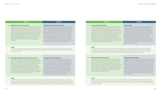 144
DNV Energy Transition Outlook 2022
145
Policy and the energy transition CHAPTER 6
DRIVERS DRIVERS
BARRIERS BARRIERS
Inadequate investments and de-risking
There is a massive investment gap where financial flows are a
factor of three to six times lower than the levels needed by
2030 to limit warming to below 2°C (IPCC, 2022). Global
clean energy investments of approximately USD 4–5trn are
required annually by 2030 — more than three times the
current rate (IEA, 2021d) — and investments in early-stage
technologies are lacking (WEF, 2021). Policy incentives to
de-risk investments are unpredictable and short-dated.
Public intervention is patchy and does not send the right
investment signals. Carbon pricing is low/non-existent in
manyregions,fossil-fuelsubsidiesareprevalent,and Covid-19
recovery packages do not focus on decarbonization.
Targeted net zero innovation efforts
Cross-sectoral decarbonization pathways are dependent on a
plethora of known technologies from well-established to less
mature. Innovation efforts/investments prioritize structural
change and advancing the ‘readiness’ and uptake of technolo-
gies necessary for a net zero future. The Technology Executive
Committee (UNFCCC, 2021b) is highlighting best practices
from global RD collaborations. Policymakers are pushing
private-sector engagement, such as in the government-led
Glasgow Breakthroughs, the global Mission Innovation
initiative, and the public-private partnership First Movers
Coalition.
5.
Corporate sustainability in energy and value chains
Sustainability strategies accelerate the transition through
individual energy-company transformations (e.g. Schneider
Electric and Ørsted topping the Corporate Knights' index on
the most sustainable corporations) and companies’ carbon
ambitions in operations. Corporate renewable-power
purchase agreements (31.1 GW in 2021, 25.1 GW in 2020,
20.1 GW in 2019 per BNEF, 2022), along with accountability
for supply chain, scope 3 emissions (increasing from 93
companies in 2010 to 3,317 in 2021 in the public CDP dataset
per WRI, 2022a), are increasingly part of strategies to achieve
net zero commitments and secure financing.
The gulf between talk and action
There is a shortage of quantitative net-zero plans with
interim targets and immediate emissions reduction. Net
zero has become a shiny smokescreen for delaying action
(SP Global, 2021d). Carbon markets, used voluntarily by
companies to offset emissions, are ridden with dubious
credits that have little demonstrable effect in terms of
tangible and additional emissions reduction. Net-zero
claims and actions by fossil-fuel firms do not match the
reality of carbon-intensive business models and operations;
and their capital allocation is misaligned with climate
ambitions with hydrocarbon investment still consuming
80-90% of capital spending (ClientEarth, 2021).
6. Promising cross-sectoral synergies
The role of different energy carriers in energy system decar-
bonization pathways have become clearer in recent years.
Energy systems can transform with more physical links, and
with a key role for the electricity system in sector coupling
through power-to-x projects. Renewable electricity expansion
is a prerequisite for e.g. green ammonia and green hydrogen,
as is CCS deployment for low carbon (blue), both routes being
pillars in the transition. Hydrogen-based energy conversion
projects are pushing forward to underpin emission cuts in
hard-to-abate sectors (DNV, 2022a).
Unfit regulatory frameworks
Regulatory frameworks to scale technologies in production,
storage and end-uses are not yet in place. Sector coupling will
need interconnection between gas and electricity systems /
assets / operators. Common definitions and standards need
development, and regulation need harmonization, viewing
electricity and gas sectors cohesively (CERRE, 2021). Energy
taxes discourage fuel switching (to electricity, hydrogen) in
demand sectors and need reform. Electricity market design is
an insufficient driver of new renewable-capacity investment
(Wind Europe, 2022). CCS technology-readiness level is high,
but de-risking measures are inadequate or lacking, such as
carbon pricing.
8.
Insight
Convergence in disclosure requirements and metrics is tipping in favour of deeper ESG embedding in capital allocation,
pricing and value assessments underpinning decision-making processes. Thus, sustainability objectives are being put in
focus to accelerate the transition. GFANZ is an encouraging development, but its members’ commitments are voluntary
and uncertain in the absence of tougher disclosure obligations and binding legislation from policymakers.
Insight
In the frontrunner transition regions, ‘fit-for-purpose’ regulatory frameworks will be developed and feasible within a 2030
timeframe, but the transformation will require immense implementation abilities. Hence, this will pose a challenge to regions
with weaker governance structures and where incumbent actors in centralized energy subsectors exercise significant influence
on decision-making.
7. Investors propel the transition
A staggering amount (USD 130trn) from the COP26 Glasgow
Financial Alliance for Net Zero (GFANZ) coupled with an
investment boom in ESG issues (environmental, social and
governance), reported at USD 35trn in 2021 (GreenBiz, 2022),
is pushing the transition. Global scrutiny from regulators, (e.g.
the EUs Corporate Sustainability Reporting Directive) make
ESG reporting mandatory, and brings transparency to
sustainable investments. Standard setters (e.g. TCFD and
IFRS/ISSB) are consolidating requirements. With increasing
reporting obligations on ESG, companies and investors will
face growing liability from climate/nature-related disclosures
and breach of fiduciary duty (Allianz, 2022).
Greenwashing
Greenwashing — a marketing ploy conveying exaggerated
claims on the sustainability of products/companies — is
side-tracking investments towards net zero. The European
Securities and Markets Authority (ESMA, 2022) flagged
complexity, lack of transparency, and poor comparability
among ESG ratings/data providers. Until taxonomies and
disclosures are finalized (e.g. EUs Sustainable Finance
Disclosure Regulation (SFDR) and US Securities and
Exchange Commission’s (SEC) proposed carbon disclosure
rule), there will be uncertainty. Companies/investors are
unlikely to invest in the transition without clarity on eligibility
for “low-carbon” investments and material information on
climate and transition risks.
Insight
The shortfall in global investments and innovation are a clear hindrance to both the direction and pace of the transition, and
one of the principal reasons why DNV forecasts an energy transition that, while rapid, will manifestly fail to deliver on the Paris
Agreement targets.
Insight
Corporate renewable-power purchases are expected to continue growing. Reporting on Scope 3 emissions, on the other
hand, is a relatively new and growing trend, lending momentum to the transition. However, the extent of momentum depends
on better goal setting and measurement upstream and downstream (e.g. accreditation on science-based criteria, common/
standardizedcarbon-accountingmethodology,measuringcompliance/progress,andopeningupdatatothird-partyverification).
 