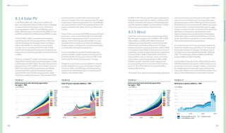 186
DNV Energy Transition Outlook 2022
187
Pathway to net zero emissions CHAPTER 8
PATHWAY
TO
NET
ZERO
EMISSIONS
8.3.4 Solar PV
In the PNZ by 2050, solar will account for 45% of all
grid-connected electricity to achieve net zero; a big leap
compared with the technology’s small ( 3%) share in
power generation in 2020. From 0.8 PWh per year in
2020, solar electricity grows seven-fold by 2030, 22-fold
by 2040, and 40-fold by 2050 (reaching 35 PWh per year).
Of the 35 PWh in 2050, comprehensive installations
combining solar PV with storage will have a 26% share,
with the rest being solar PV power plants on rooftops,
utility-scale installations, and other solutions where
storage is not co-located with the PV panels. In 2032,
solar PV will overtake gas-fired electricity to become the
largest source of electricity globally, a position it will hold
to 2050.
As shown in Figure 8.7, Greater China had the largest
share (30%) of solar PV electricity among regions in 2020,
but this reduces to 20% in 2050. The Indian Subcontinent’s
share grows from 7% in 2020 to match Greater China’s in
2050. From 2022 to 2030, South East Asia and Middle
East and North Africa will see the greatest regional
growth (27%) in solar PV electricity generation, albeit
starting from relatively low levels. In the decade to 2040,
Sub-Saharan Africa and the Indian Subcontinent will
catch up to Greater China, with respect to solar PV’s share
in each region’s electricity generation mix. The 2040s will
see slower growth of solar PV electricity generation in all
regions except both Sub-Saharan Africa and North East
Eurasia.
There will be a small amount (0.5 PWh per year) of off-grid
production, mainly in Sub-Saharan Africa and the Indian
Subcontinent, supplying electricity to rural districts for
lighting, mobile charging, and other smaller end uses.
As we describe in Chapter 9, such off-grid installations,
though marginal in energy terms, are extremely valuable
in a sustainable development perspective.
It is a massive task to grow solar PV at the speed envi-
sioned in the PNZ. Installed capacity is set to grow from
613 GW to 24 TW, 39-fold growth. Of this 24 TW, 15 TW
will be solar PV, with the rest being solar + storage.
Greater China dominates capacity additions in years up
to 2030, while the Indian subcontinent dwarfs Greater
China from 2030 until 2050 (Figure 8.8). Nevertheless,
Greater China has the largest grid-connected solar PV
capacity in the world by 2050.
By 2050, 5 TW of off-grid solar PV capacity dedicated to
hydrogen electrolysis will be installed in addition to all
the grid-connected solar capacity. Of these dedicated
solar PV capacities installed, one third will be in Greater
China, and a quarter will be in North America.
8.3.5 Wind
In the PNZ, electricity from wind will have to grow from
6% of the electricity generation in 2020 to 13% in 2030,
20% in 2040, and 29% in 2050. We consider three
categories of wind power plants: onshore wind, fixed
offshore wind, and floating offshore wind. Of these,
onshore wind power grows nine-fold from 2020 to 2050.
In comparison, fixed offshore, which starts from a much
lower base, increases its share in the electricity generation
mix from 0.41% in 2020 to 9% by 2050. Of the three,
floating offshore wind is the least mature and has the
lowest share in electricity generation (2.4%) in 2050.
Globally, by 2050, the power system capacity both
on-grid and off-grid will consist of 5.6 TW of onshore
wind, 2.9 TW of fixed offshore wind and 595 GW of
floating offshore wind.
The Greater China region is the world’s biggest generator
of wind power today and will remain so through to 2050,
when its share of installed grid-connected wind power
generating capacity will be 39% (Figure 8.9). Europe and
North America are second and third in 2050, respectively.
Capacity addition in these three leading regions trigger
steeper cost reductions for wind power, which also drives
significant wind generation development in other
regions including some not yet invested in wind power.
These other regions include South East Asia and OECD
Pacific. North East Eurasia will be an outlier, adding very
little wind-powered electricity generation.
A considerable amount of new wind power capacity will
need to be installed every year (Figure 8.10) to generate
these levels of power. On average, 122 GW per year of
new capacity becomes operational between 2020 and
2030, 197 GW between 2030 and 2040, and 388 GW
between 2040 and 2050 in the PNZ.
As illustrated in Figure 8.10, from 2020 to 2030, for every
GW of fixed offshore wind power, 3 GW of onshore wind
power plants are built on average. However, competition
for suitable land will increasingly impact onshore wind
costs, while offshore wind costs will decline rapidly. Thus,
regions such as North America and Greater China will
 