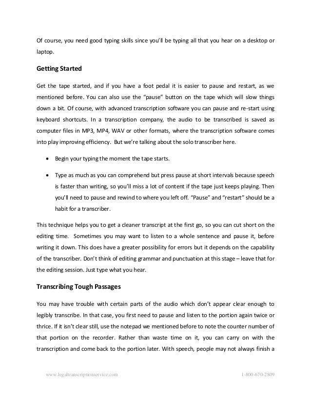 Do-It-Yourself Interview Transcription
