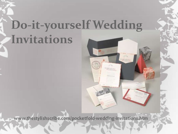 Do It Yourself Wedding Invitations 9