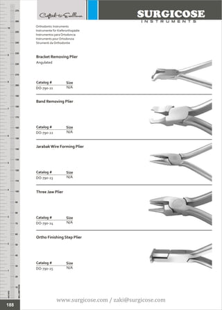 ORTHODONTIC INSTRUMENTS | PDF