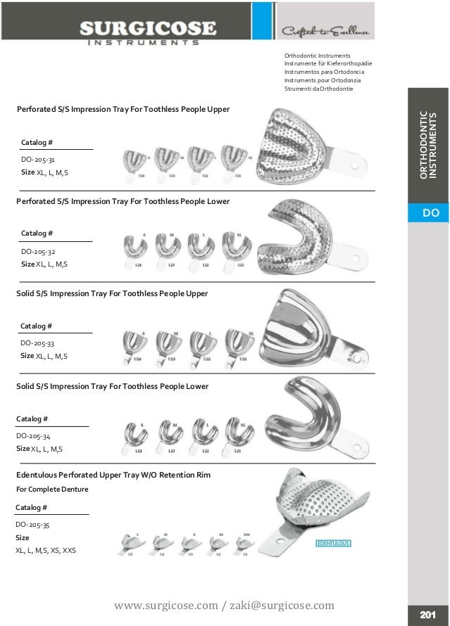 ORTHODONTIC INSTRUMENTS