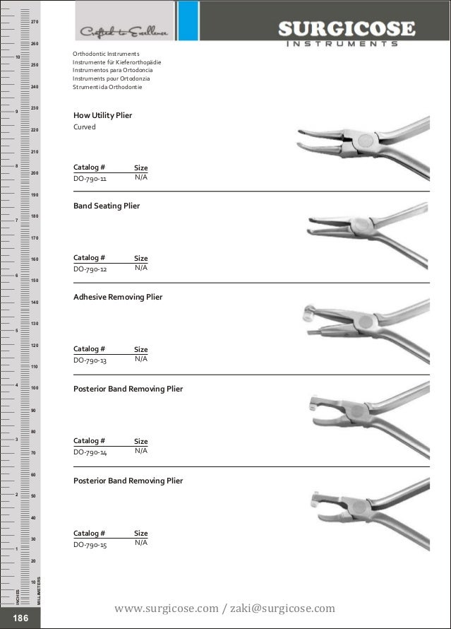 ORTHODONTIC INSTRUMENTS