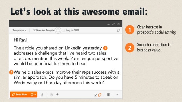 sales email template