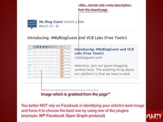 Search and Social Snippets: Google, Bing, Facebook, Google Plus Slide 15