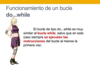 Estructura del bucle do-while | PPTX