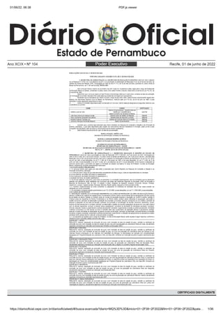 Edital de concurso público para professor da rede estadual de Pernambuco