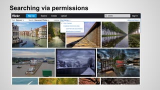 Searching via permissions
 