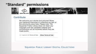 “Standard” permissions
 