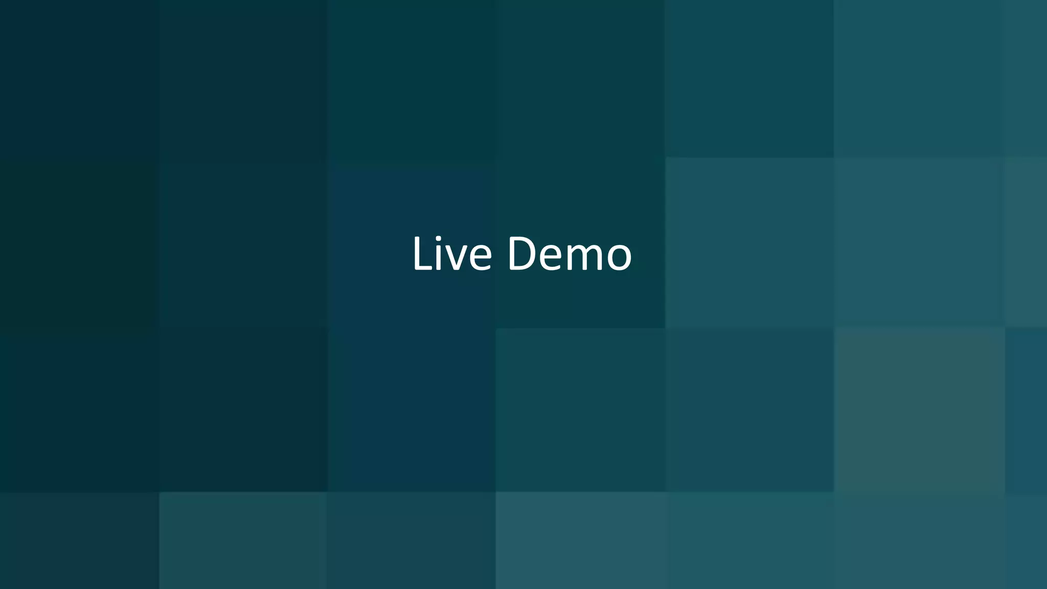 7 © 2016 CA. ALL RIGHTS RESERVED.@CAWORLD #CAWORLD
Live Demo