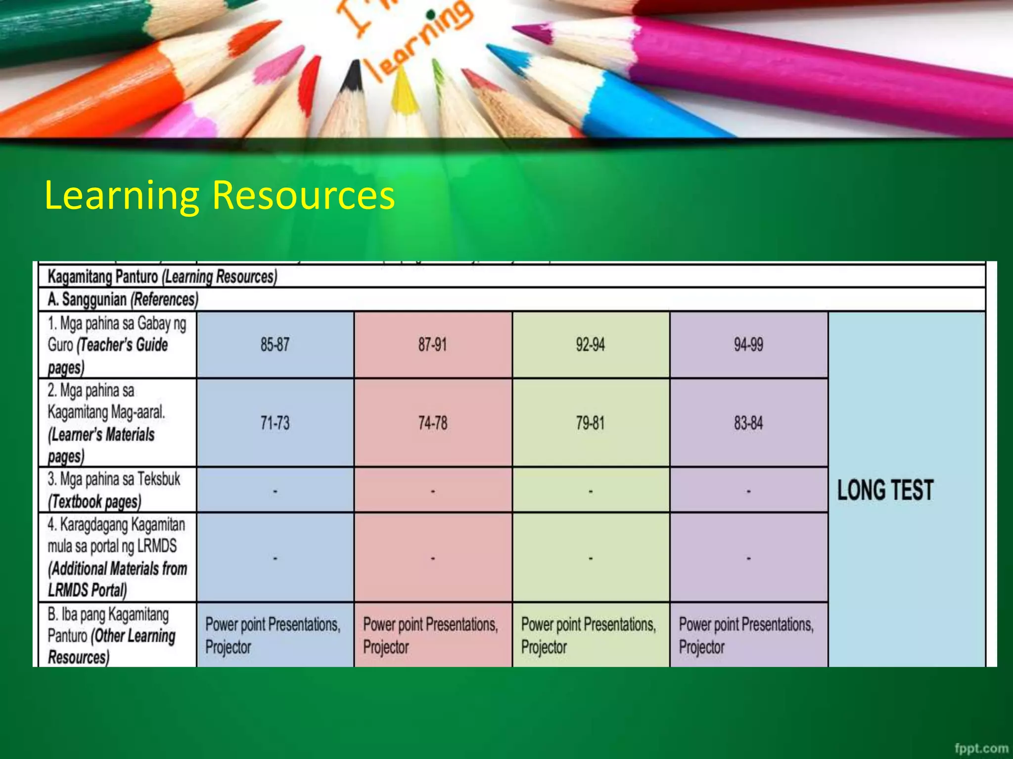 Do 42 s. 2016 Policy Guidelines on Daily Lesson Preparation for the K ...