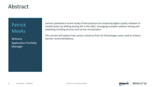 Case Study Williams Establishing a DevOps Model Based on the Gartner