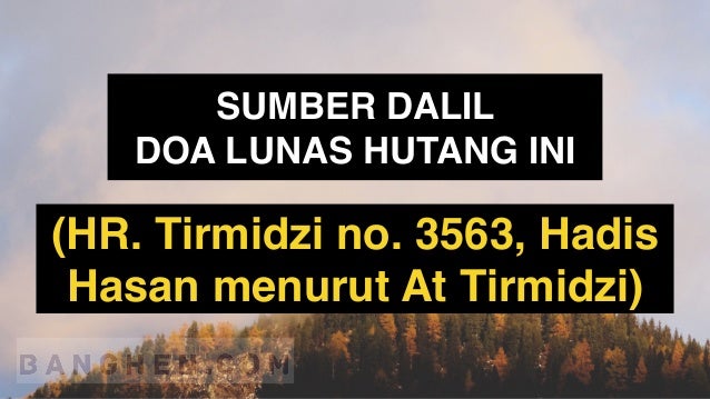 Doa Agar Cepat Bayar Hutang