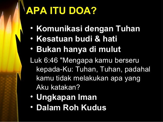 Doa Dan Kuasa